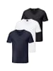 John Devin T-Shirt in navy, weiß, schwarz