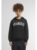 Mister Tee Mister Tee Los Angeles Ladies Fluffy Hoody in black