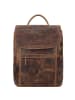 Greenburry Vintage Daypack Leder 40 cm Laptopfach brown