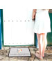 Mr. & Mrs. Panda Gummimatte Pinguin Pommes mit Spruch in Grau Pastell