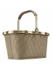 Reisenthel Carrybag - Einkaufskorb (cord dark matcha) in frame rhombus olive