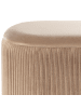 Beliani Pouf RICHLAND in Beige - (W) 55 x (H) 41 x (L) 35 cm