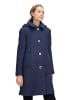 Betty Barclay Wollmantel mit abnehmbarer Kapuze in Dark Blue Melange