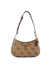 Guess Noelle Schultertasche 29 cm in latte logo-brown