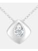 Diamant L'éternel Halskette mit Anhänger aus 375 Weißgold mit Diamant