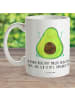 Mr. & Mrs. Panda Kindertasse Avocado Glücklich mit Spruch in Weiß