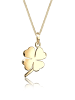 Elli Halskette 925 Sterling Silber Kleeblatt in Gold