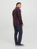 Jack & Jones Hemd Slim Fit JJEGINGHAM in Rot-2