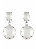 Gemshine Ohrhänger CRYSTAL DROP in silver coloured
