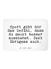 Mr. & Mrs. Panda Magnet Sport gibt dir das... mit Spruch in Weiß