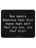 Mr. & Mrs. Panda Mousepad Spruch Mobbing bewältigen Selbstwert m... in Schwarz