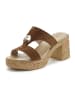 LASCANA Pantolette in camelfarben