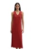 Marc O'Polo V-Neck-Jerseykleid shaped in Tall Poppy