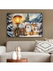 OnlyWow Leinwand Bilder Sandfarben