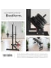 tectake Squat Rack Apollo bodenschonende Kunststoffkappen, inklusive 2 Aufnahmen für Han