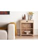 Beliani Sideboard WALKERSTON in Braun - (W) 66 x (H) 80 x (L) 30 cm