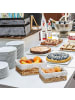 relaxdays 3 tlg. Brotkorb-Set in Natur/ Creme