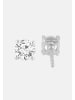 Ethische Diamanten Ohrringe aus 375 Weißgold mit Lab Grown Diamant