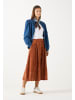 More & More feminine Stretch-Jeansbluse, Puffärmel in blue denim
