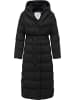 ragwear Steppmantel Niani Long in Black