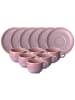 like. by Villeroy & Boch 6er Set Espressotassen mit Untertassen Perlemor Coral 60 ml rosa in rosa