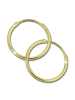 GoldDream Echtgold, 333er Gelbgold Damen Creolen Simply Ohrring ca. 20mm