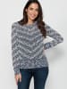 KOROSHI GESTRICKTES JERSEY in blau