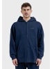 OLDSKULL Zip Hoodie Peach Dyed Basic Oldskull Logo in Navy Blue