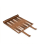 relaxdays Backgammon in Braun