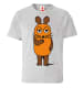 Logoshirt T-Shirt Sendung mit der Maus - Maus in grau-meliert