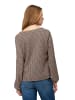 Zero  Bluse mit grafischem Print in CreamBrown