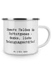 Mr. & Mrs. Panda Becher Spruch Reinigungskraft Helden mit Spruch in Weiß