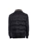 taloon Herren Steppjacke Mit Kunstfellkragen in Schwarz