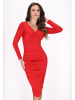 faina Women Dress in Red