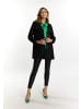 faina Damen Bouclé Blazer in Schwarz