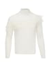 NAEMI Damen Pullover in Wollweiss