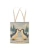 Mr. & Mrs. Panda shopping bag Pinguine Kuss Design ohne Spruch in Weiß