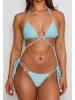 Moda Minx Bikini Hose Lumiere Seychelles Tie Side Brazilian in blau