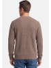 S. Oliver Pullover Basic in Creme / braun