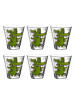 LEONARDO 6er Set Kinderbecher Bambini in 215 ml in Krokodil