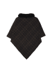 ALARY Damen Poncho in Schwarz