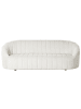 Beliani 3-Sitzer Sofa MALUNG in Weiß - (W) 200 x (H) 68 x (L) 79 cm