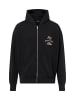 PEGADOR Sweatjacke Gubbio in schwarz weiß - 0001