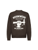 Eight2Nine Sweatshirt in deep chocolate brown