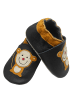 Bemesu Baby Krabbelschuhe aus Leder, weiche Lauflernschuhe mit rutschfester Sohle 