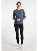 Schmuddelwedda Sweatpullover in Rauchmarine Melange