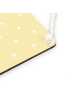 Mr. & Mrs. Panda Dekobrett Igel Wein ohne Spruch in Gelb Pastell