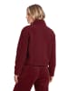 BETTY & CO Sweatshirt-Jacke mit Reißverschluss in Fall Burgundy