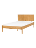 Beliani Doppelbett AMBAZAC in Braun - (W) 128 x (H) 90 x (L) 211 cm