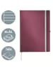 Leitz Notizbuch Style HC A4 liniert granat rot